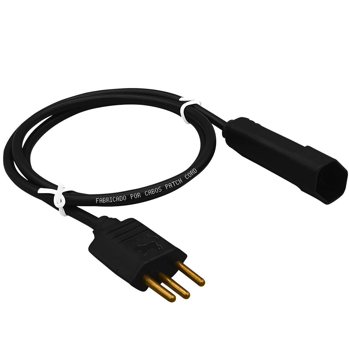 Extensão Elétrica 3 Metros 3 M 10a Cabo Pp 2 X 1,00 Mm Profissional