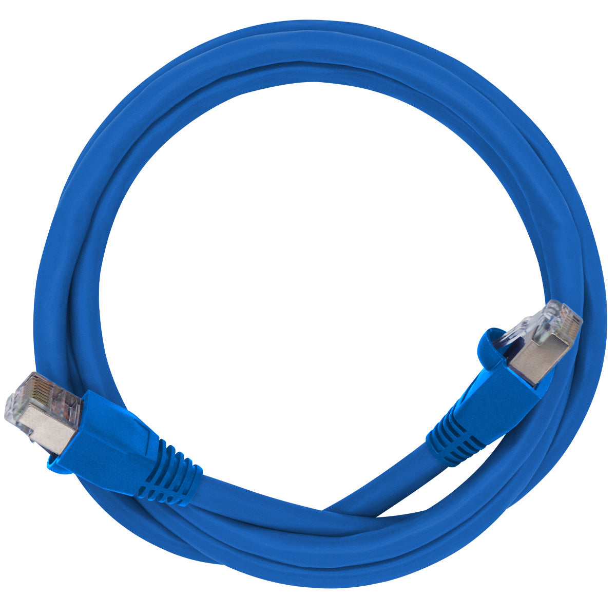 Cabo De Rede 1 Metro Patch Cord Cat6 F/UTP 100% Cobre Blindado