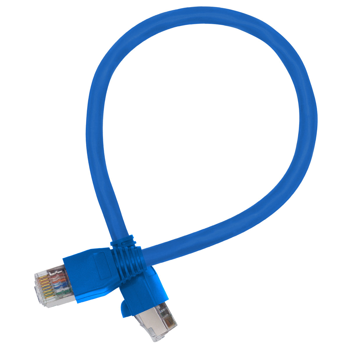 Cabo De Rede 30 cm Patch Cord Cat6 F/UTP 100% Cobre Blindado