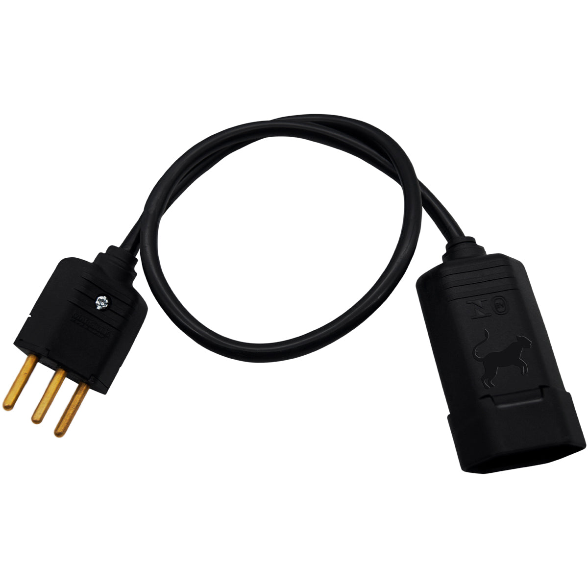 Extensão Elétrica 2 Metros 2 M 10a Cabo Pp 2 X 1,00 Mm Profissional