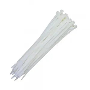 ABRAÇADEIRA DE NYLON 3,6MM X 300MM BRANCO BRASFORT 100un.