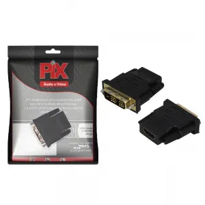 Adaptador Dvi - Dvi 181 Macho Para Hdmi Fêmea