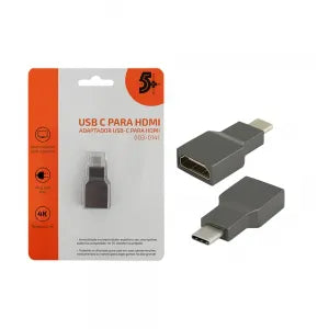 Adaptador Usb C Para Hdmi 4k 60hz Femea