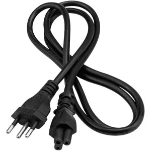 Cabo De Força Energia Fonte De Notebook - Preto