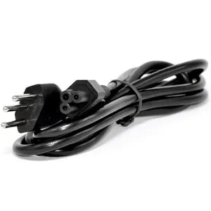 Cabo De Força Energia Fonte De Notebook - Preto