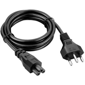 Cabo De Força Energia Fonte De Notebook - Preto