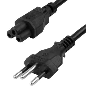 Cabo De Força Energia Fonte De Notebook - Preto