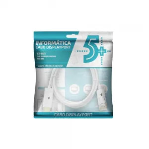 Cabo Displayport Para Hdmi - Com Trava - 2 Metros