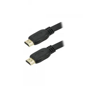 Cabo Hdmi 1m Flat 2.0 Hdr 19 Pinos 4k - Polybag