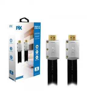 Cabo Hdmi 2.0 - 4k Hdr 19p 2m - Flat Desmontavel
