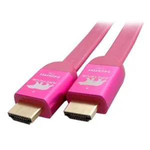 Cabo HDMI Flat 1.4V - 1.8 Metros Rosa