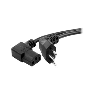 Cabo Tripolar Com Plug Macho / Fêmea 90 Graus 210