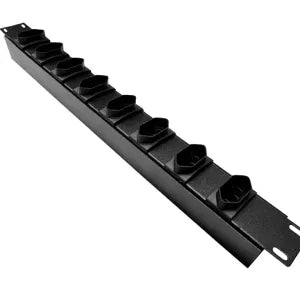 Calha Elétrica Para Rack 8 Tomadas Abs 19 X 1u 10a Preto