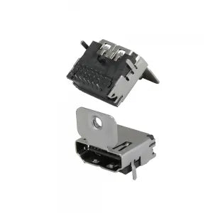 Conector Hdmi Pci - C/ Parafuso Fixador De Metal - 180 Graus