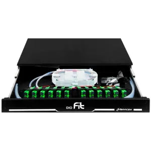 Dio 1u X 19 Metalico Até 24 Fibras St/Sc/Lc