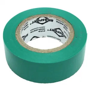 FITA ISOLANTE ANTICHAMA 10M BRASFORT VERDE