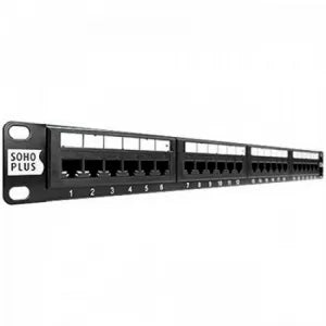 Patch Panel 24 Portas Cat5e Sohoplus