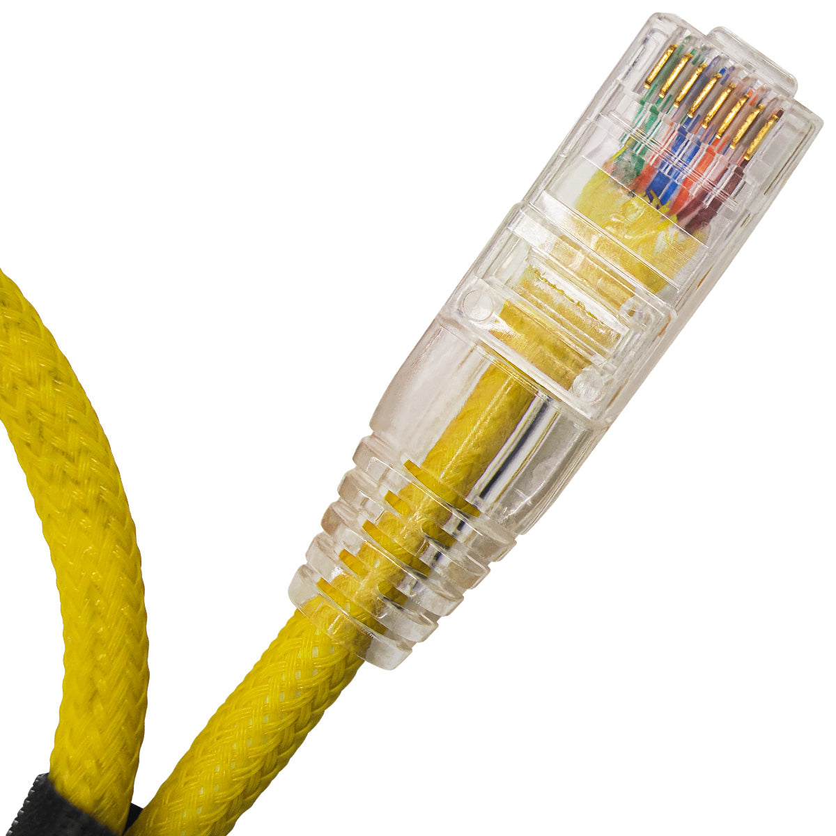 CABO DE REDE GAMER CAT5E 100% COBRE AMARELO NEON