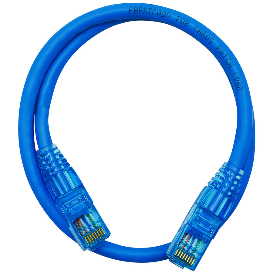 Cabo Patch Cord CAT6 100% Cobre 50 Centímetros Single Color