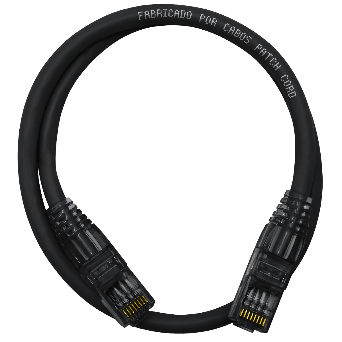 Cabo Patch Cord CAT6 100% Cobre 60 Centímetros Single Color
