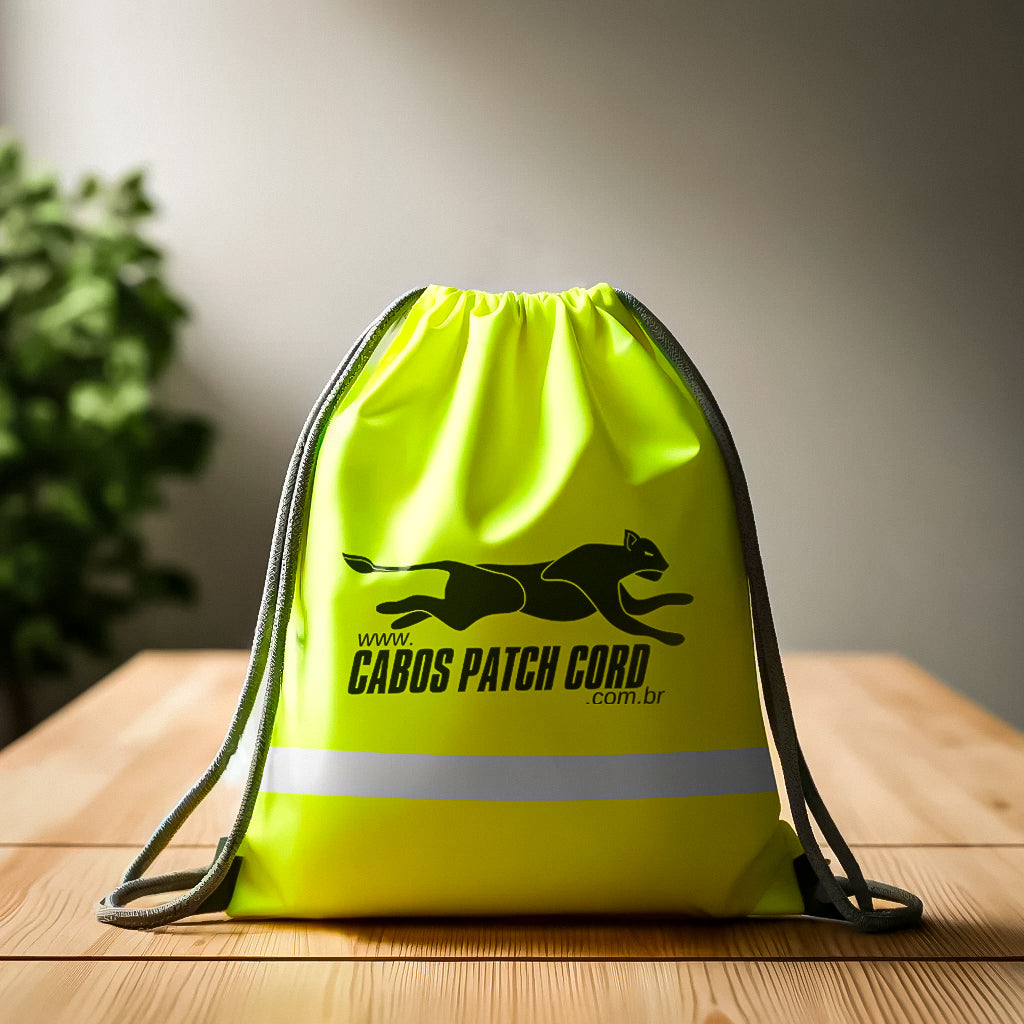 Mochila Sport Oficial CPC Cabos Patch Cord Verde