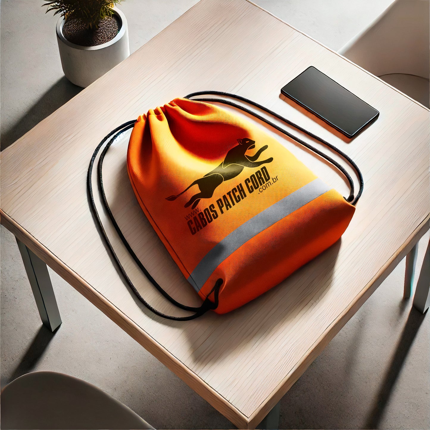 Mochila Sport Oficial CPC Cabos Patch Cord Verde