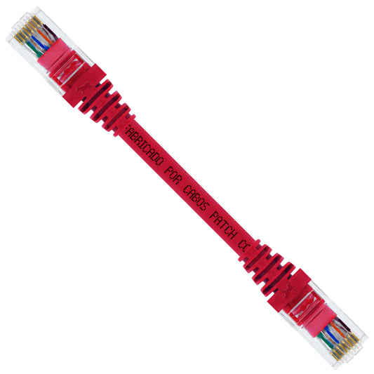 Cabo De Rede 10 Centímetros Patch Cord Cat6 Utp Cca