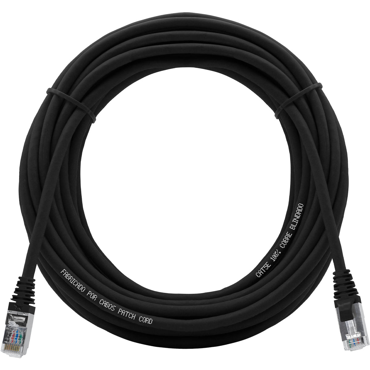 Cabo De Rede 9 Metros Patch Cord Cat5e Ftp 100% Cobre Blindado