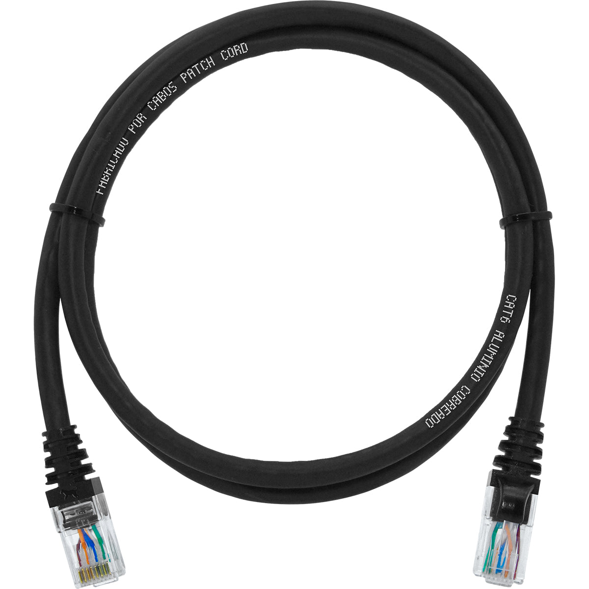 Cabo De Rede 80 Centímetros Patch Cord Cat6 Utp Cca