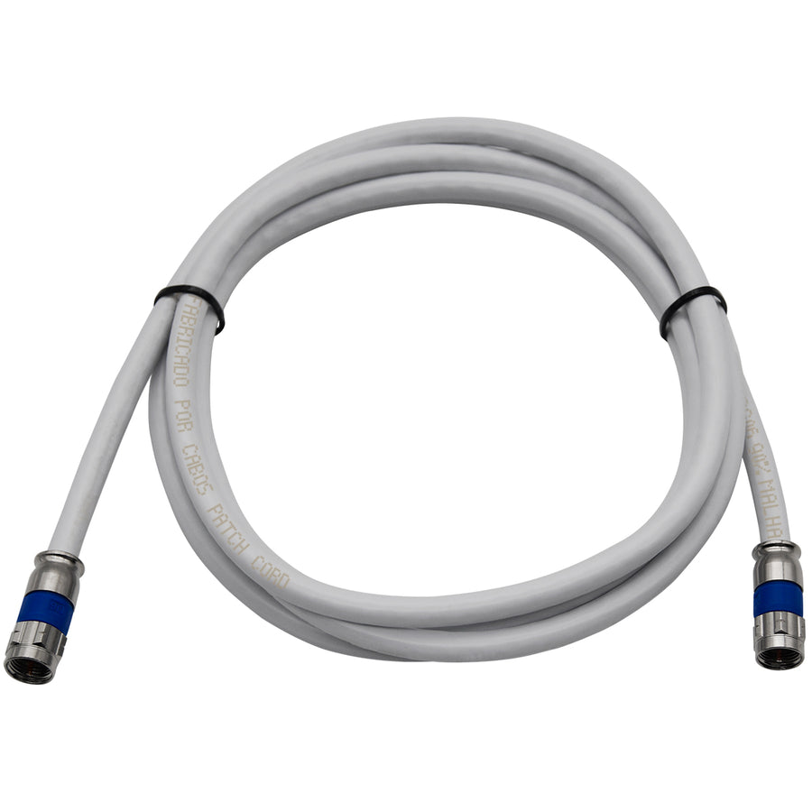 Cabo De Antena 2 Metros Coaxial Rg6 90% De Malha Tv Sky Claro Digital