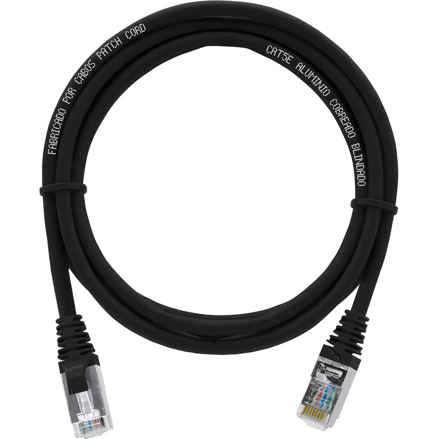 Cabo De Rede 2,5 Metros Patch Cord Cat5e Ftp Cca Blindado Sem Aterramento