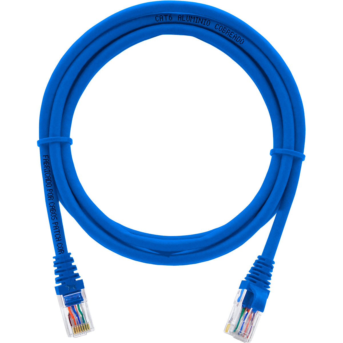 Cabo De Rede 3 Metros Patch Cord Cat6 Utp Cca