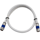 Cabo De Antena 50 Centímetros Coaxial Rg6 90% De Malha Tv Sky Claro Digital