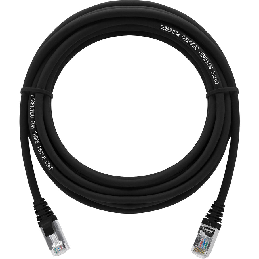Cabo De Rede 5 Metros Patch Cord Cat5e Ftp Cca Blindado Sem Aterramento