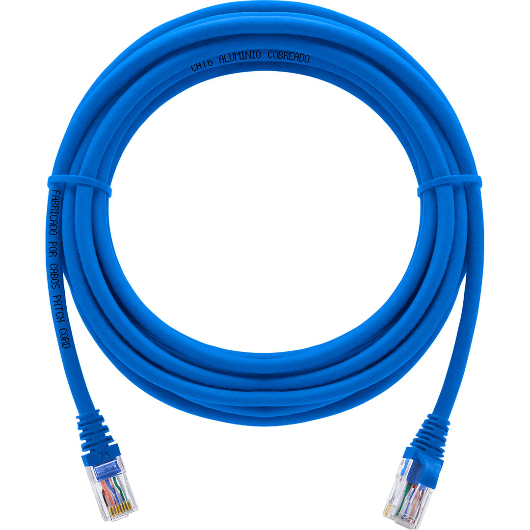 Cabo De Rede 6 Metros Patch Cord Cat6 Utp Cca