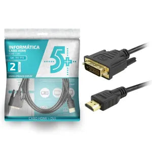 Cabo Hdmi Macho + Dvi 24+1 2 Metros