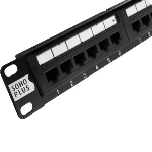 Patch Panel 24 Portas Rj45 Cat 6 Sohoplus Furukawa