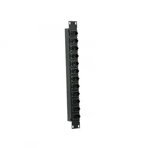 Régua 19" 12 Tomadas Para Rack 10a Cabo 2,5 Metros Preto