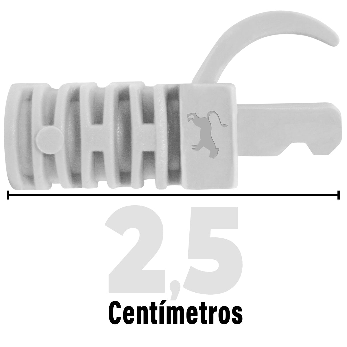 Kit 50 Unidades Capa Para Conector Rj45 Pvc