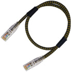 CABO DE REDE GAMER CAT5E 100% COBRE PRETO/DOURADO