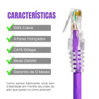 Cabo De Rede 2 Metros Patch Cord Cat6 Utp 100% Cobre - CPC Flex