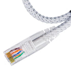 CABO DE REDE GAMER CAT5E 100% COBRE BRANCO/PRATA