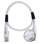 CABO DE REDE GAMER CAT5E 100% COBRE BRANCO/PRATA