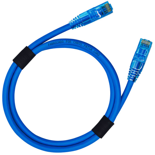 Cabo Patch Cord CAT6 100% Cobre 80 Centímetros Single Color