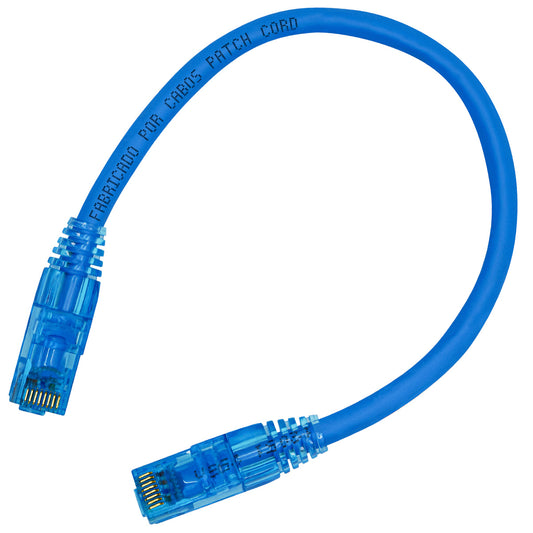 Cabo Patch Cord CAT6 100% Cobre 30 Centímetros Single Color