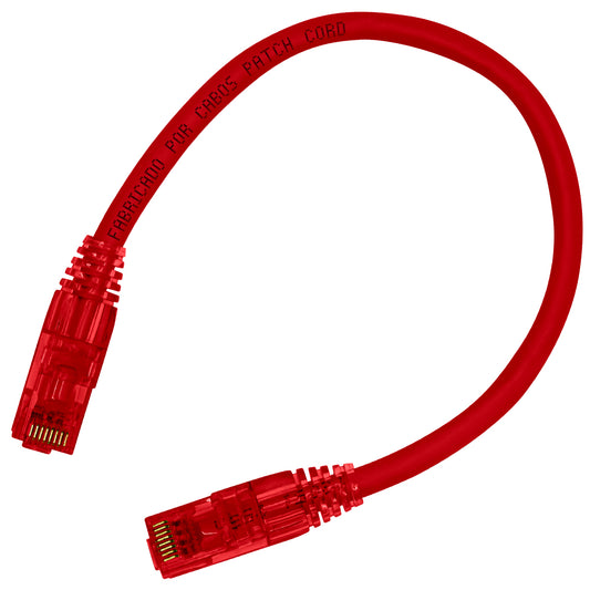 Cabo Patch Cord CAT6 100% Cobre 25 Centímetros Single Color