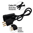 Extensão Elétrica 20 Metros 20 M 10a Cabo Pp 2 X 1,00 Mm  Profissional