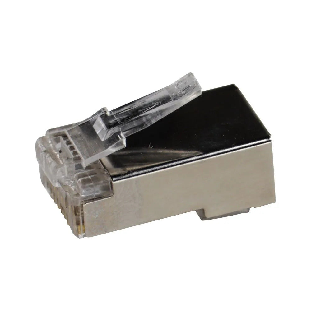 Conector Rj-45 8p8c CAT6 Blindado